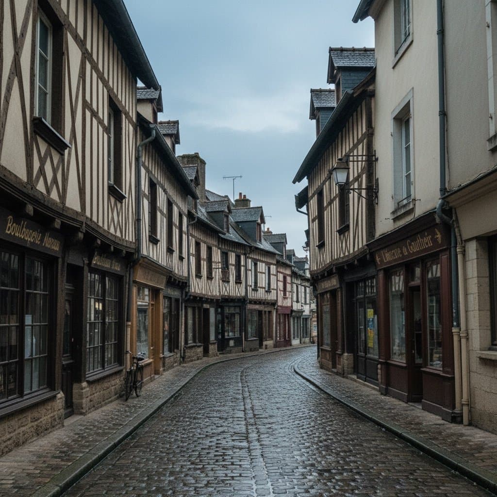 Place principale d'Alençon, Orne