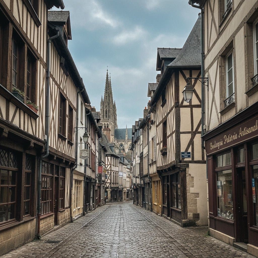 Façade urbaine du Havre et port